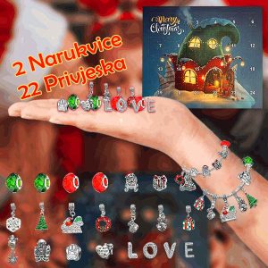 Adventski kalendar sa 2 narukvice i 22 privjeska | ADVENTBRACE