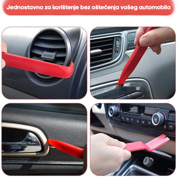 12-tlg. Auto Demontage Werkzeug Set - Innenausbau Werkzeuge Für Verkleidungen & Zierleisten