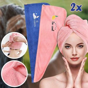 Ručnik za kosu koji se brzo suši (pakiranje od 2 komada) | HAIRWRAP