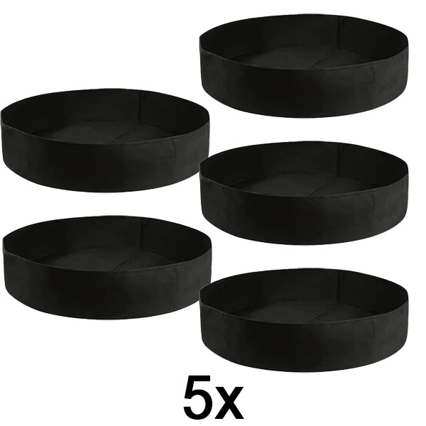 5x Tkaninska povišena vrtna gredica – 90 x 30 cm, prozračni filc | PLANTIE