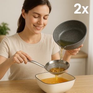 Nehrđajuće cjedilo koje filtrira sve (2 komada) | FILTRINKA