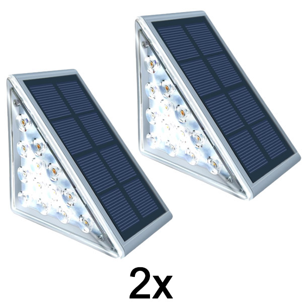 1x Vodootporna solarna lampa (2 kom) | LUMOSTEP